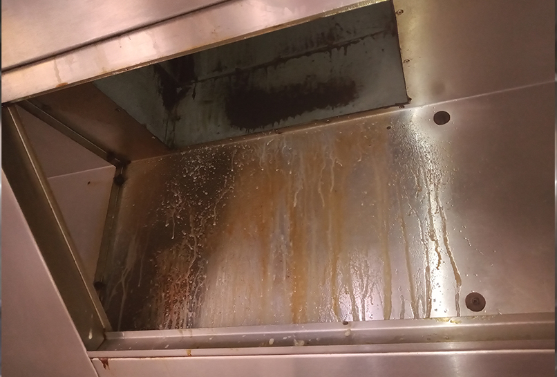 Before Commercial Kitchen Degreasing