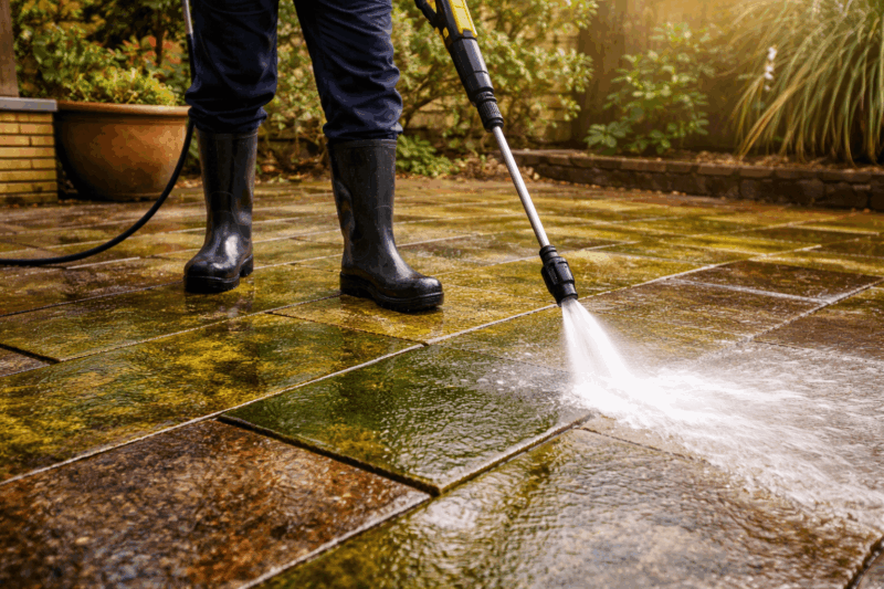 pressure-washing